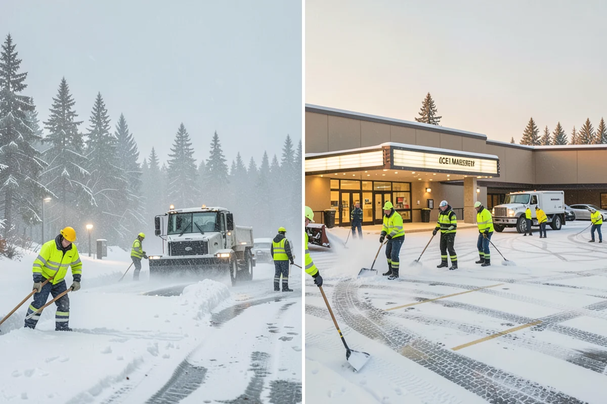 HOA Deicing in Edgewood, Pierce County, WA - Map association streets, kiosks, amenity walks, and guest lots with the board