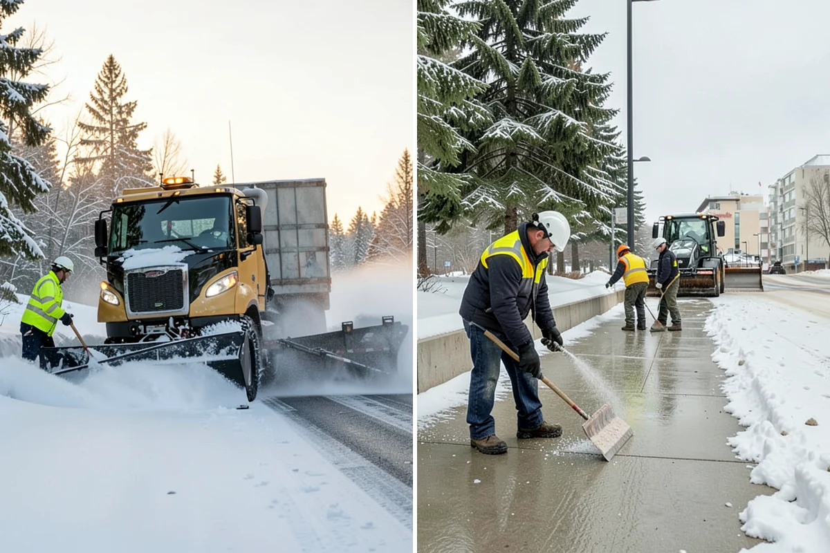 HOA Deicing in Enumclaw, King County, WA - Map association streets, kiosks, amenity walks, and guest lots with the board