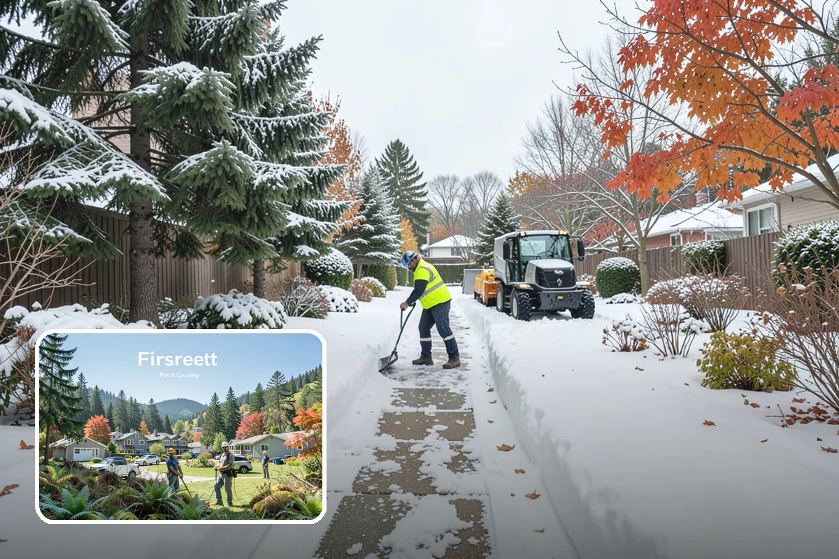 HOA Deicing in Fircrest, Pierce County, WA - Demonstrates board due diligence with documented common-area care