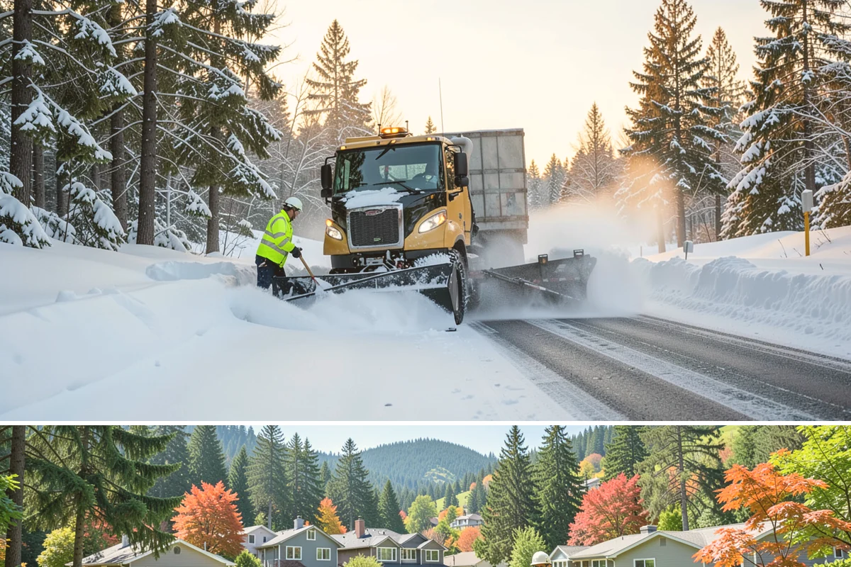 HOA Deicing in Fircrest, Pierce County, WA - Ice control aligns with the December-through-February core season, with added visits during prolonged outflow-driven freezes...
