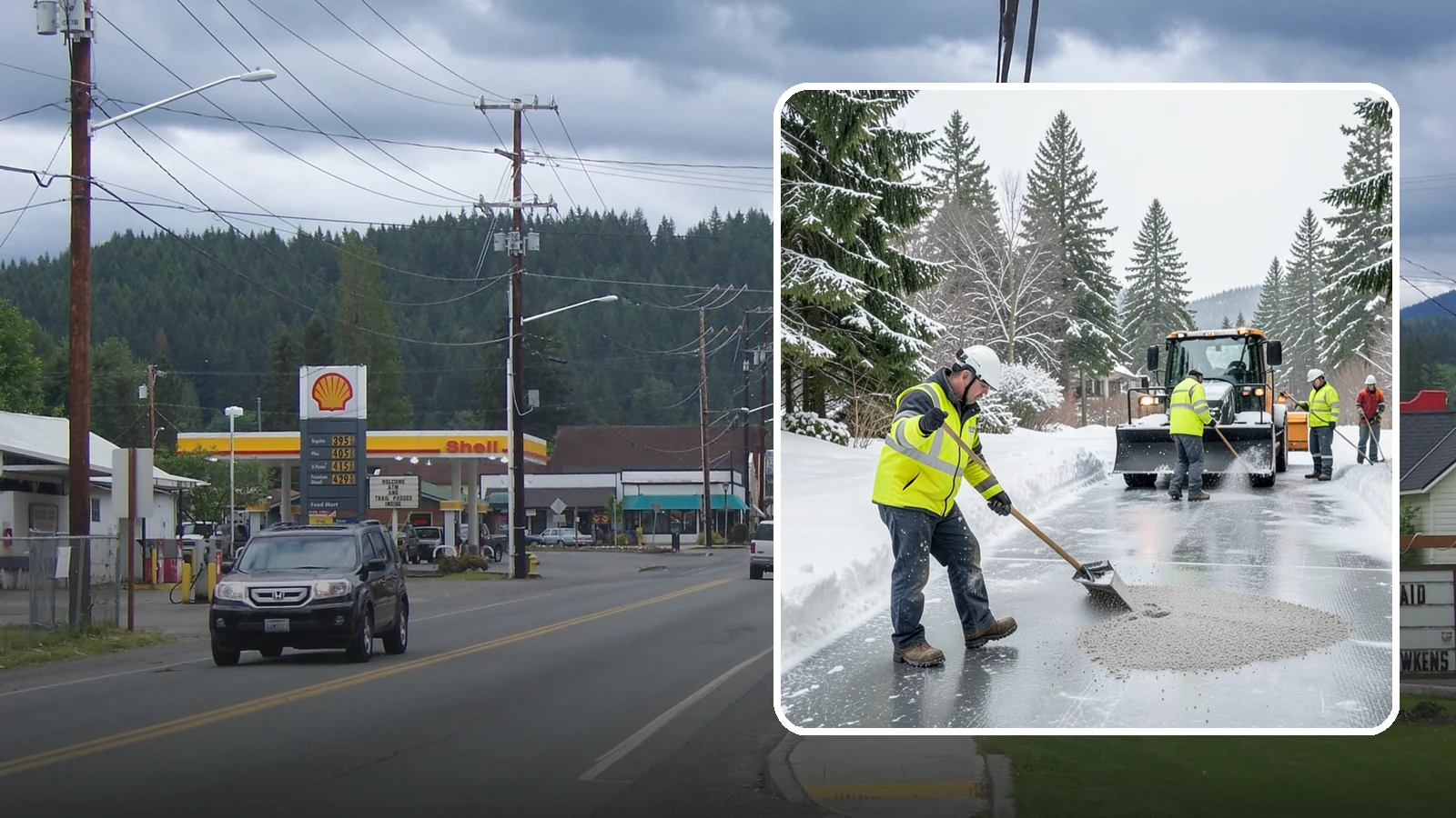 HOA Deicing in Granite Falls, Snohomish County, WA - Community-wide deicing for homeowner associations, protecting shared roads, mailbox kiosks, and clubhouse walks from the glaze...