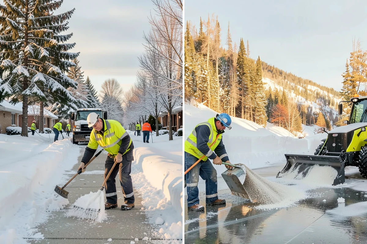 HOA Deicing in Hunts Point, King County, WA - Map association streets, kiosks, amenity walks, and guest lots with the board