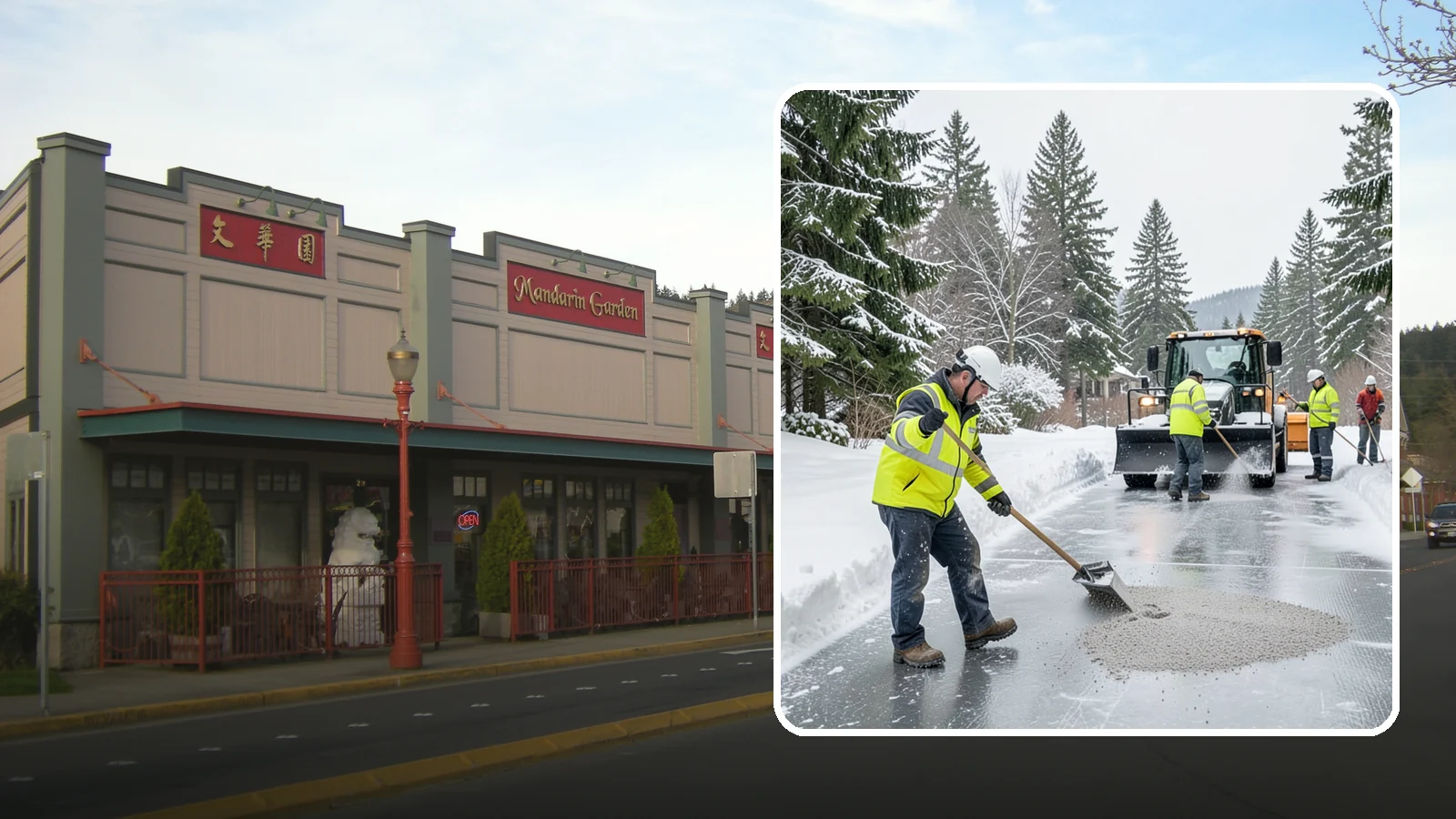 HOA Deicing in Issaquah, King County, WA - Community-wide deicing for homeowner associations, protecting shared roads, mailbox kiosks, and clubhouse walks from the glaze...