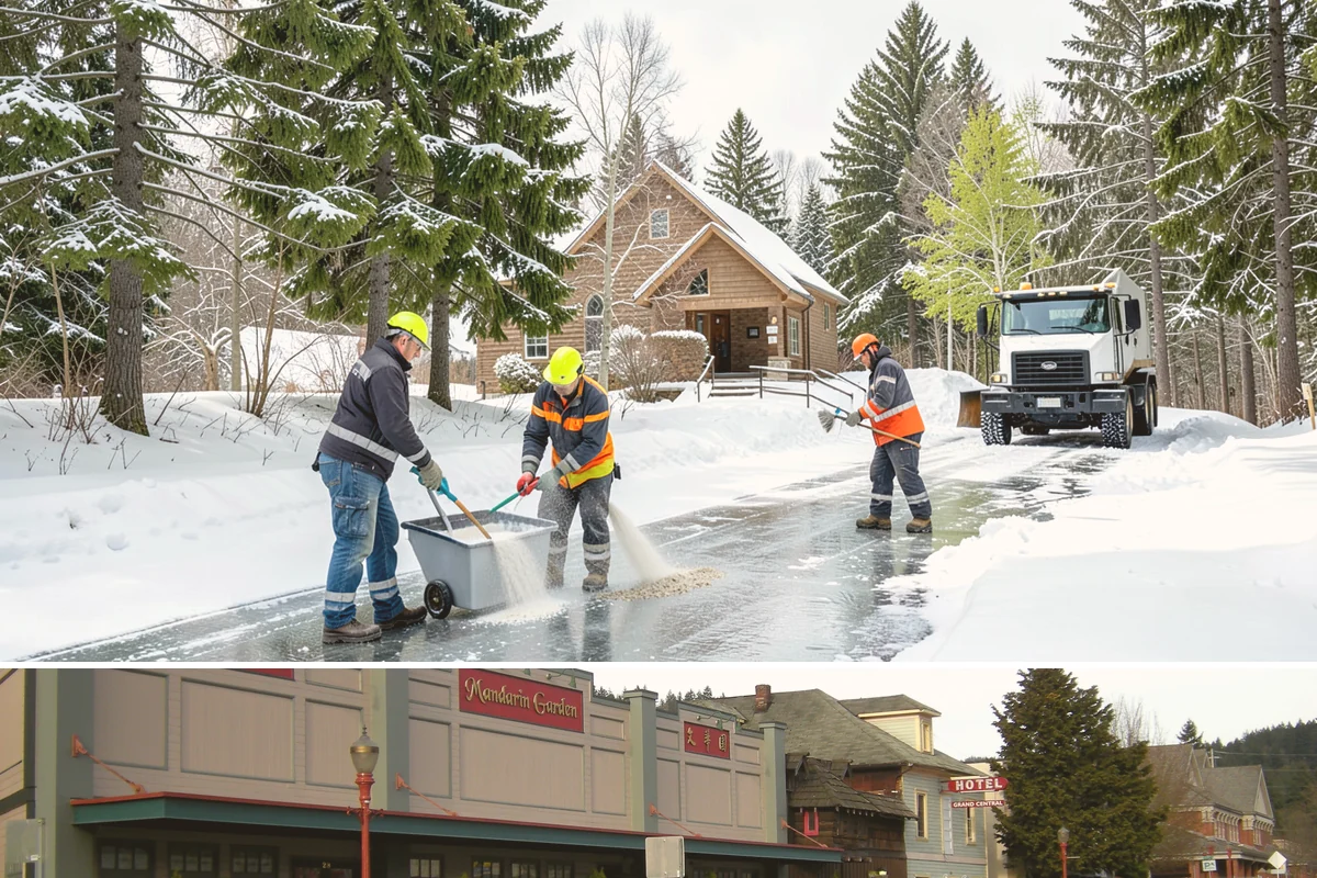 HOA Deicing in Issaquah, King County, WA - Ice control aligns with the December-through-February core season, with added visits during prolonged outflow-driven freezes...
