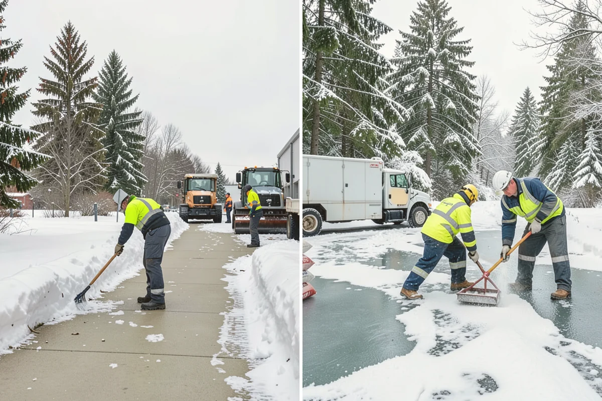 HOA Deicing in Kent, King County, WA - Map association streets, kiosks, amenity walks, and guest lots with the board