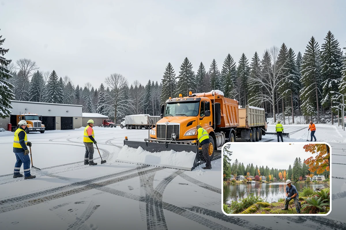 HOA Deicing in La Conner, Skagit County, WA - Demonstrates board due diligence with documented common-area care