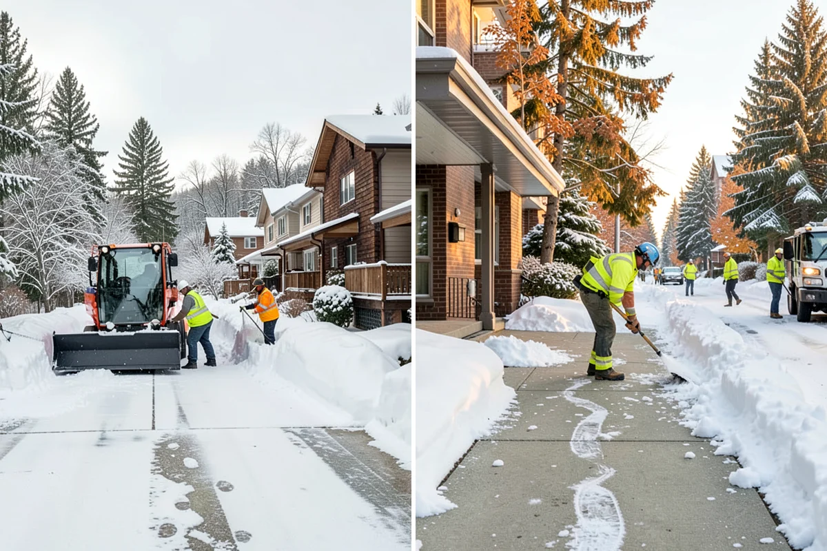 HOA Deicing in Maple Valley, King County, WA - Map association streets, kiosks, amenity walks, and guest lots with the board