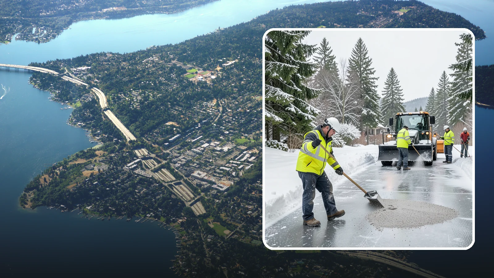 HOA Deicing in Mercer Island, King County, WA - Community-wide deicing for homeowner associations, protecting shared roads, mailbox kiosks, and clubhouse walks from the glaze...