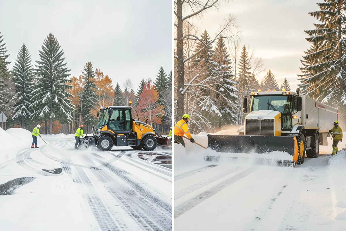 HOA Deicing in Milton, King County, WA - Map association streets, kiosks, amenity walks, and guest lots with the board