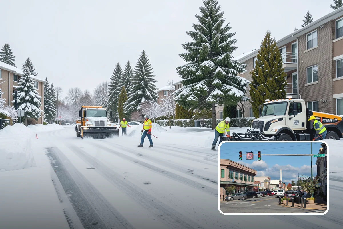 HOA Deicing in Monroe, Snohomish County, WA - Demonstrates board due diligence with documented common-area care