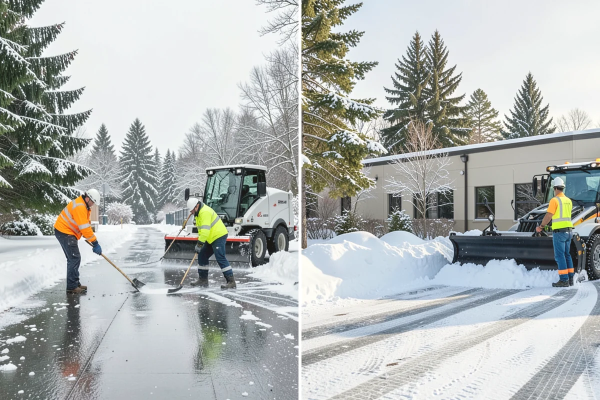 HOA Deicing in Monroe, Snohomish County, WA - Map association streets, kiosks, amenity walks, and guest lots with the board