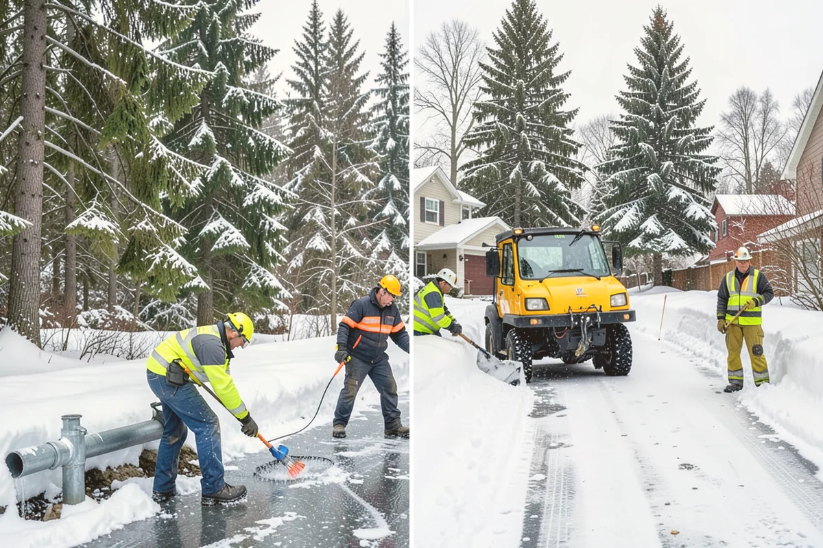 HOA Deicing in Mount Vernon, Skagit County, WA - Map association streets, kiosks, amenity walks, and guest lots with the board