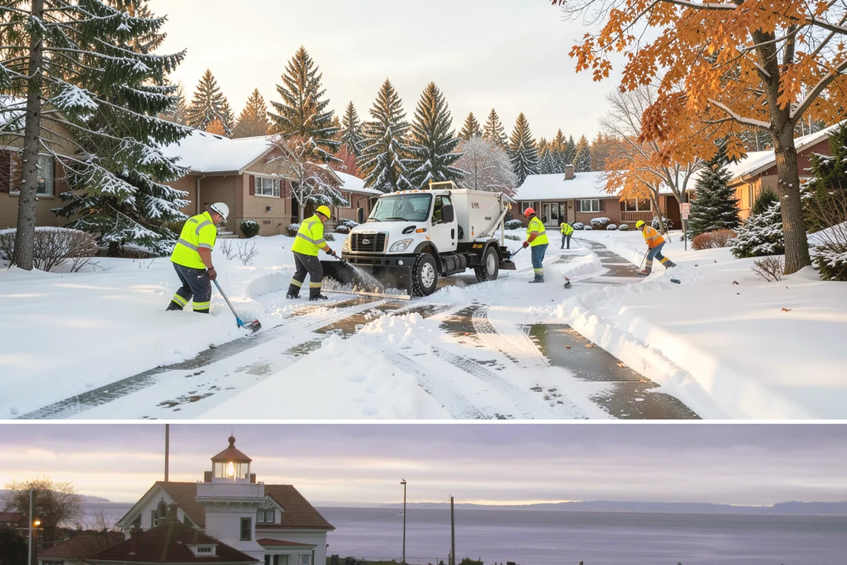 HOA Deicing in Mukilteo, Snohomish County, WA - Ice control aligns with the December-through-February core season, with added visits during prolonged outflow-driven freezes...