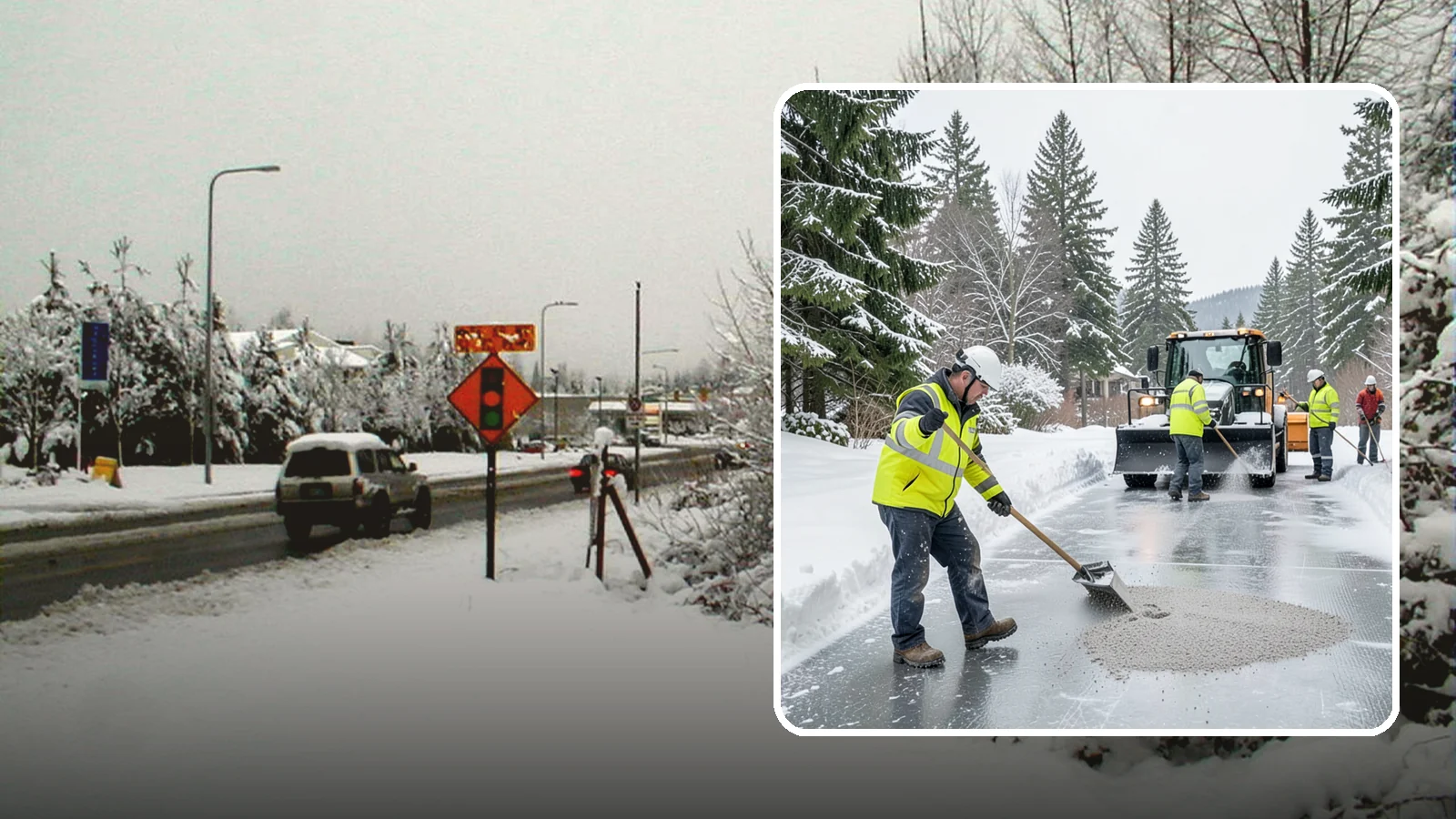 HOA Deicing in Newcastle, King County, WA - Community-wide deicing for homeowner associations, protecting shared roads, mailbox kiosks, and clubhouse walks from the glaze...