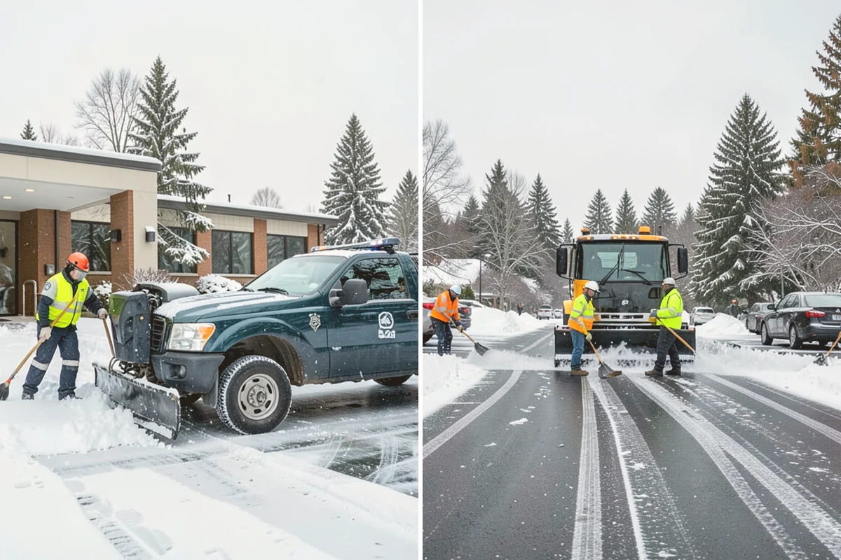 HOA Deicing in Newcastle, King County, WA - Map association streets, kiosks, amenity walks, and guest lots with the board