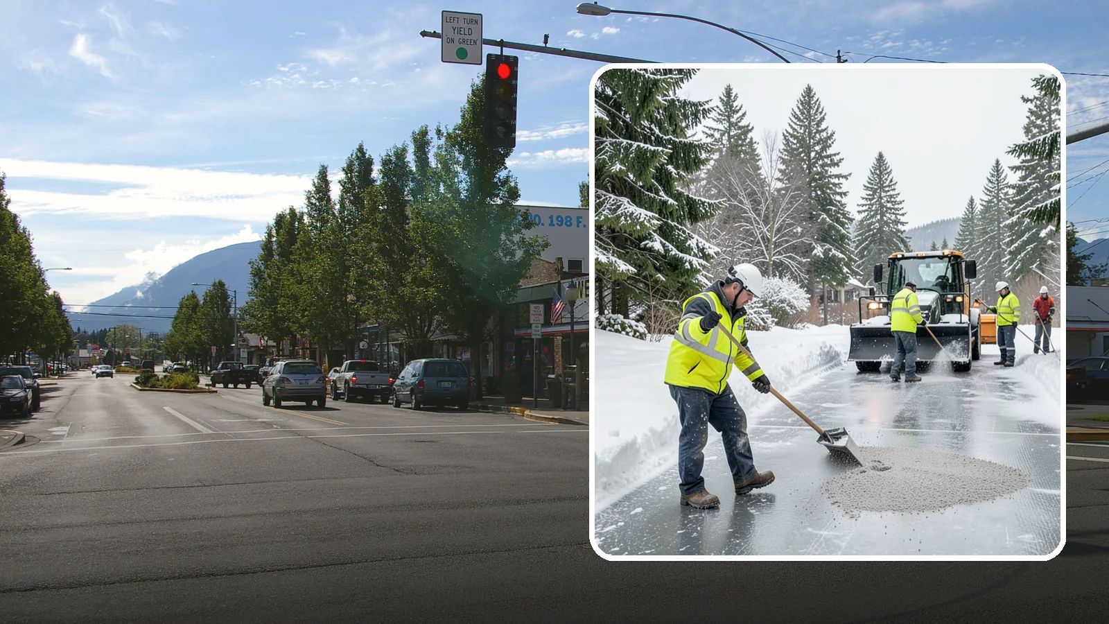 HOA Deicing in North Bend, King County, WA - Community-wide deicing for homeowner associations, protecting shared roads, mailbox kiosks, and clubhouse walks from the glaze...
