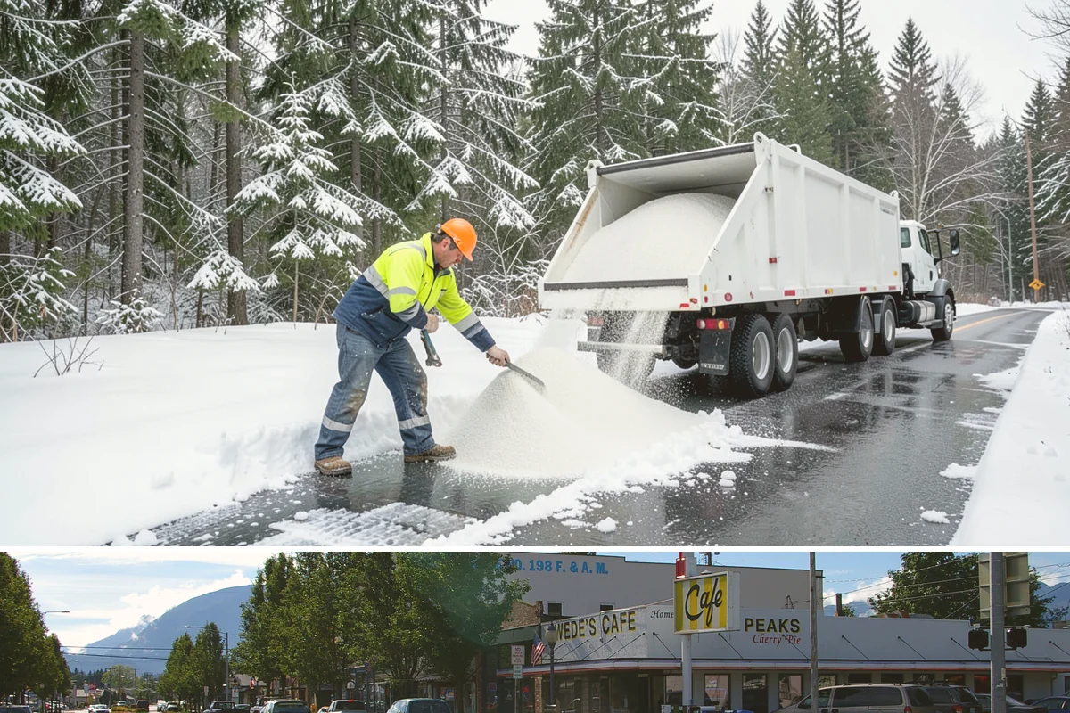 HOA Deicing in North Bend, King County, WA - Ice control aligns with the December-through-February core season, with added visits during prolonged outflow-driven freezes...