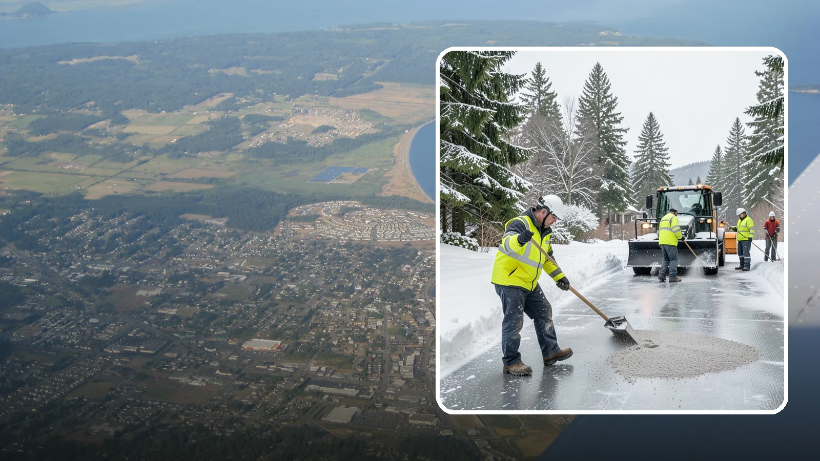 HOA Deicing in Oak Harbor, Island County, WA - Community-wide deicing for homeowner associations, protecting shared roads, mailbox kiosks, and clubhouse walks from the glaze...