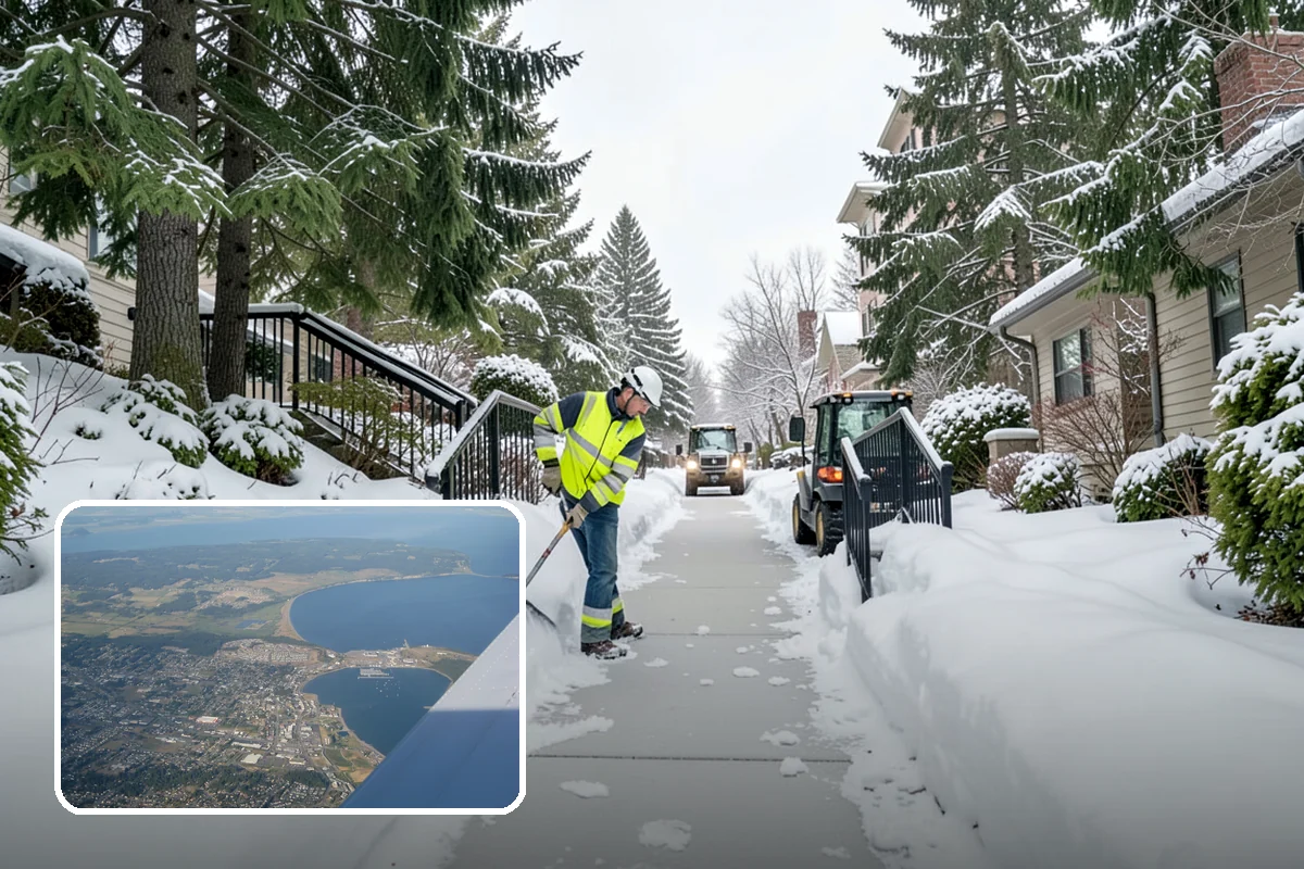 HOA Deicing in Oak Harbor, Island County, WA - Demonstrates board due diligence with documented common-area care