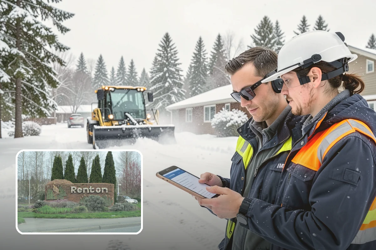 HOA Deicing in Renton, King County, WA - Demonstrates board due diligence with documented common-area care