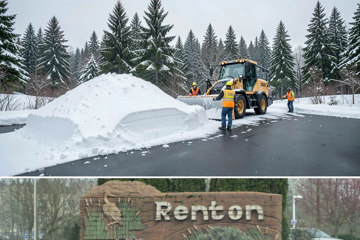 HOA Deicing in Renton, King County, WA - Ice control aligns with the December-through-February core season, with added visits during prolonged outflow-driven freezes...
