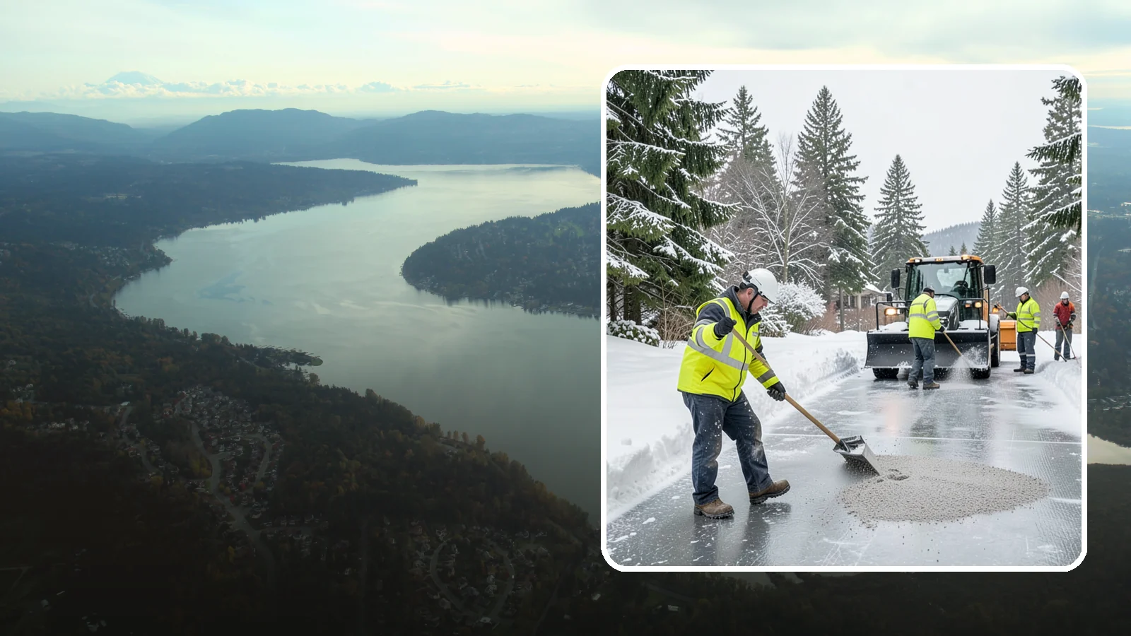 HOA Deicing in Sammamish, King County, WA - Community-wide deicing for homeowner associations, protecting shared roads, mailbox kiosks, and clubhouse walks from the glaze...