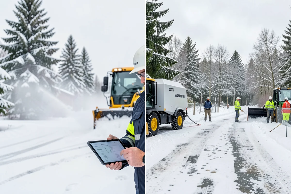 HOA Deicing in SeaTac, King County, WA - Map association streets, kiosks, amenity walks, and guest lots with the board