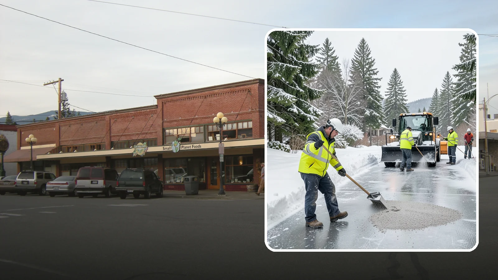 HOA Deicing in Sedro-Woolley, Skagit County, WA - Community-wide deicing for homeowner associations, protecting shared roads, mailbox kiosks, and clubhouse walks from the glaze...