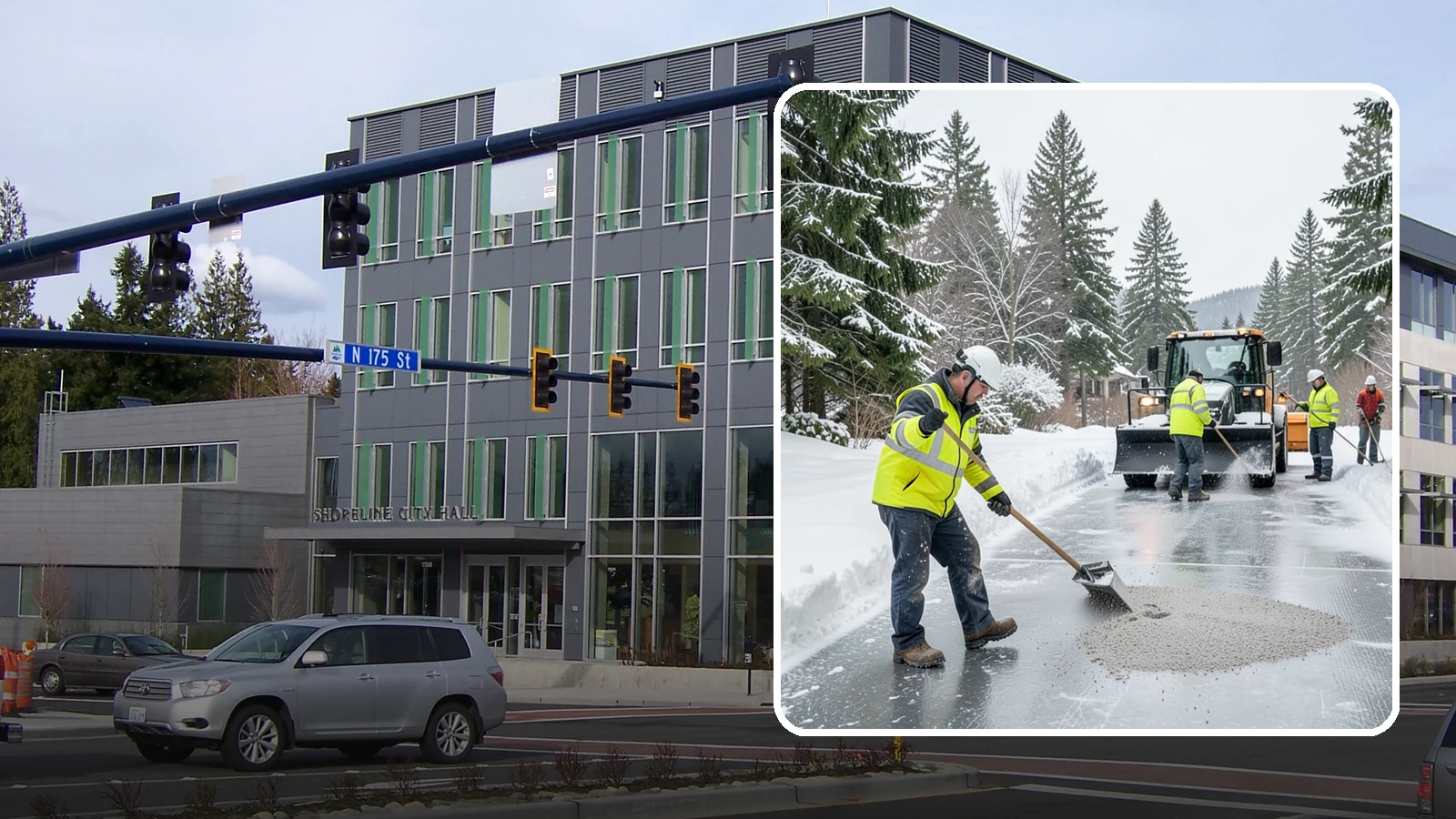 HOA Deicing in Shoreline, King County, WA - Community-wide deicing for homeowner associations, protecting shared roads, mailbox kiosks, and clubhouse walks from the glaze...