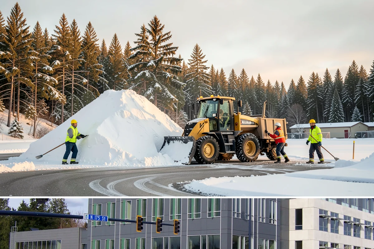HOA Deicing in Shoreline, King County, WA - Ice control aligns with the December-through-February core season, with added visits during prolonged outflow-driven freezes...