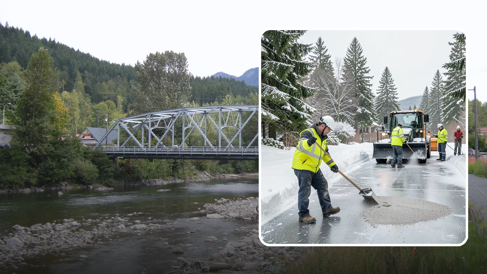 HOA Deicing in Skykomish, King County, WA - Community-wide deicing for homeowner associations, protecting shared roads, mailbox kiosks, and clubhouse walks from the glaze...