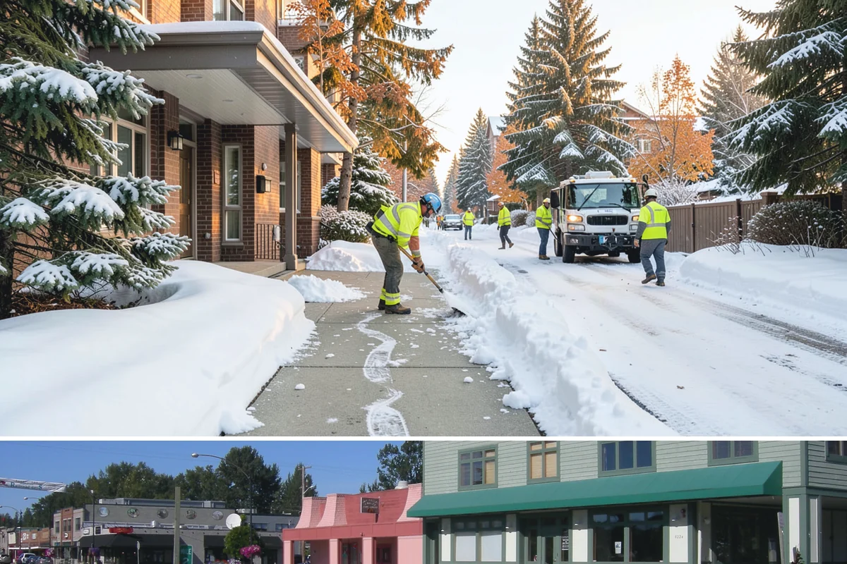 HOA Deicing in Snoqualmie, King County, WA - Ice control aligns with the December-through-February core season, with added visits during prolonged outflow-driven freezes...