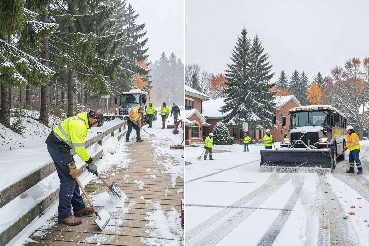 HOA Deicing in South Prairie, Pierce County, WA - Map association streets, kiosks, amenity walks, and guest lots with the board