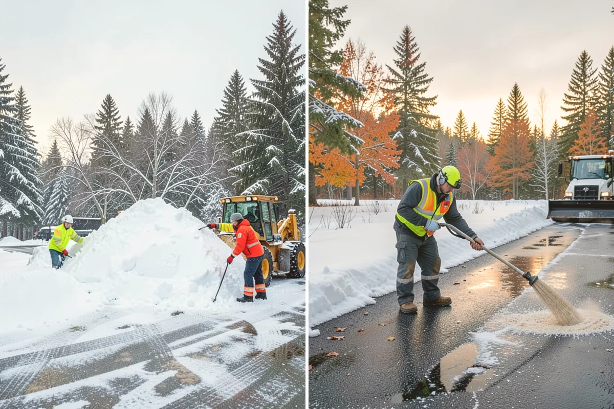 HOA Deicing in Stanwood, Snohomish County, WA - Map association streets, kiosks, amenity walks, and guest lots with the board