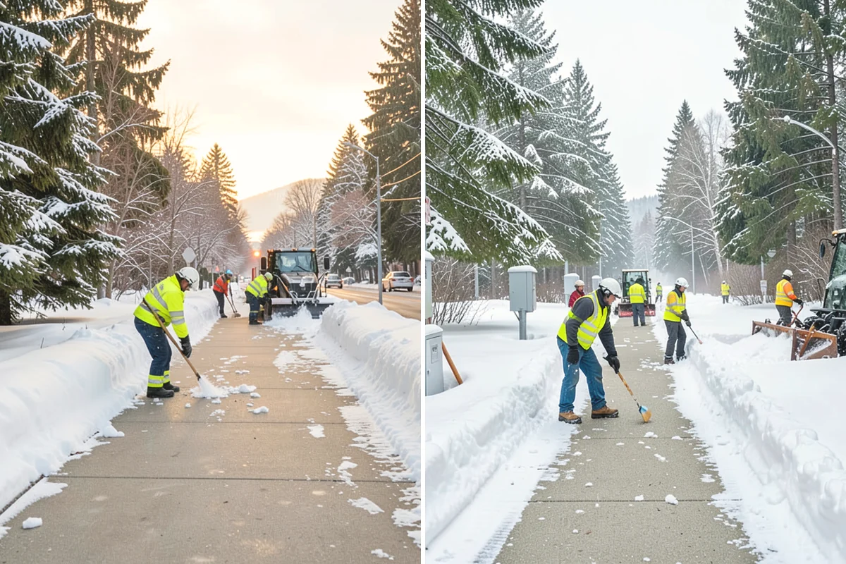 HOA Deicing in Steilacoom, Pierce County, WA - Map association streets, kiosks, amenity walks, and guest lots with the board