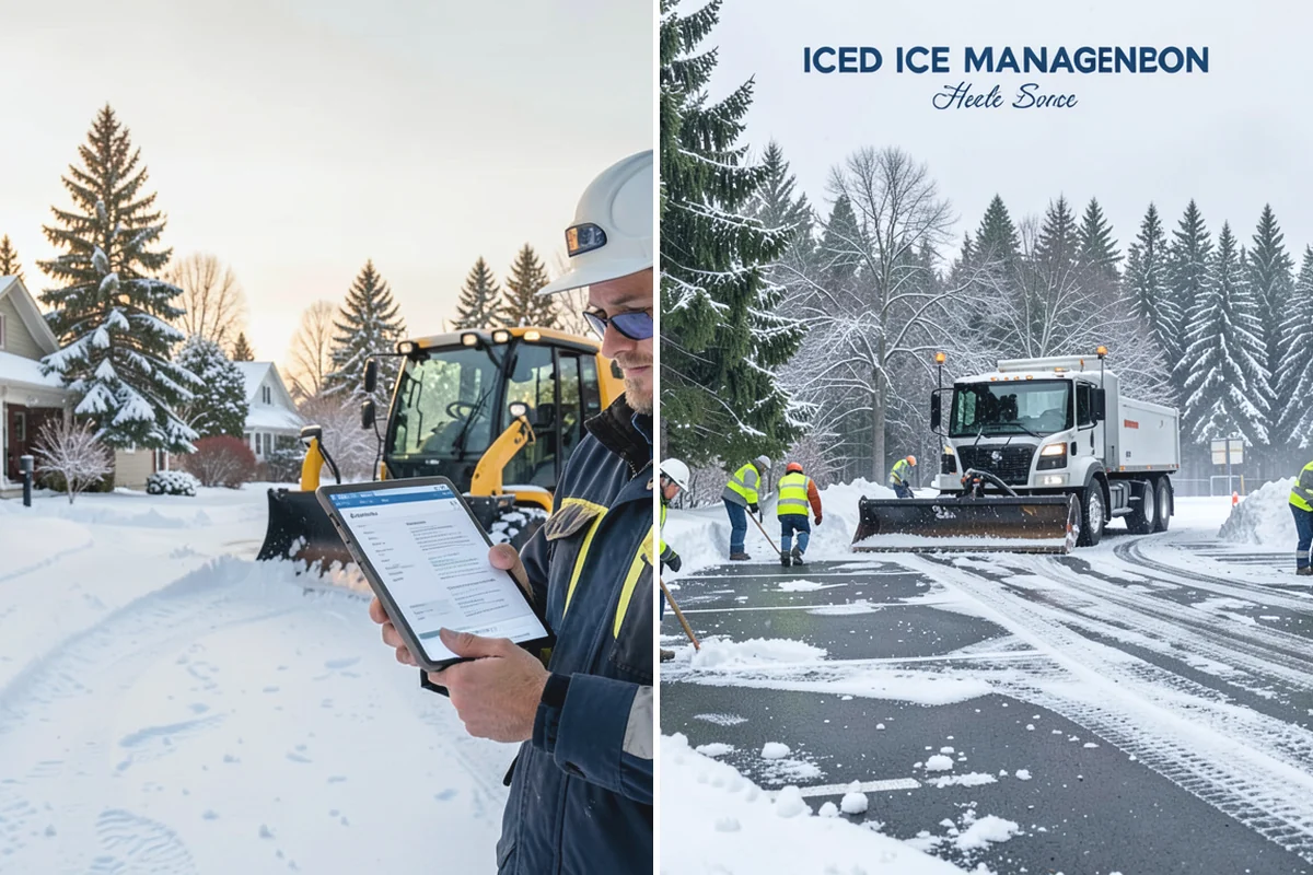 HOA Deicing in Sumner, Pierce County, WA - Map association streets, kiosks, amenity walks, and guest lots with the board