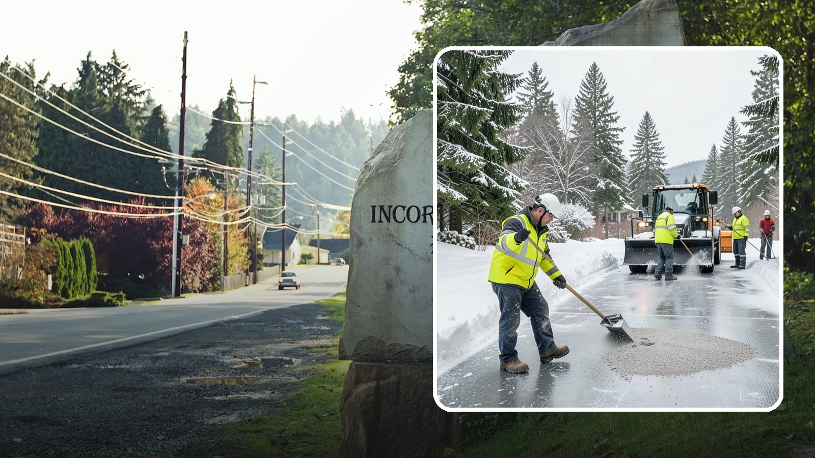 HOA Deicing in Wilkeson, Pierce County, WA - Community-wide deicing for homeowner associations, protecting shared roads, mailbox kiosks, and clubhouse walks from the glaze...