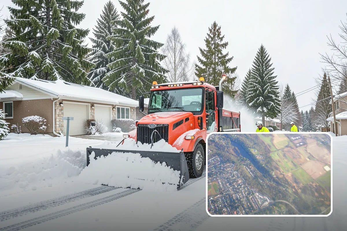 HOA Parking Lot Snow Removal in Algona, King County, WA - Board liability is reduced with a documented, trigger-based service record
