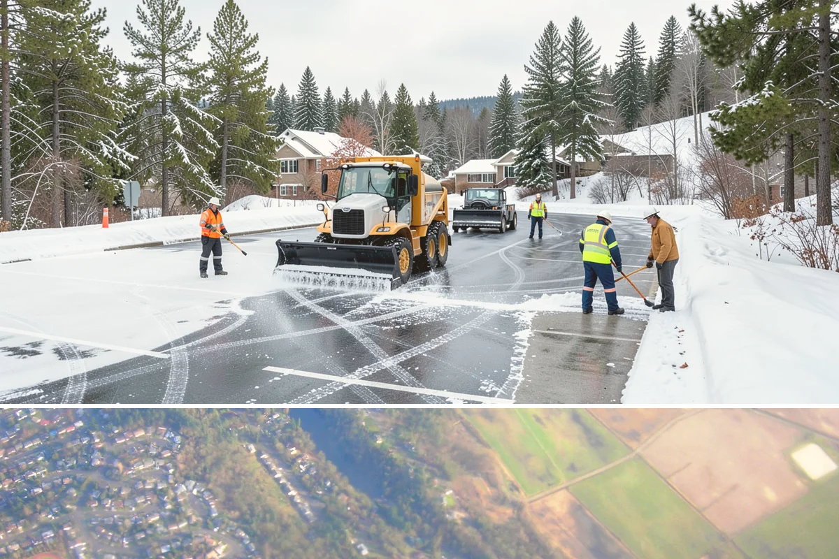 HOA Parking Lot Snow Removal in Algona, King County, WA - HOA lots in Western Washington face the greatest snow demand from December into early February, aligning with peak overnight...