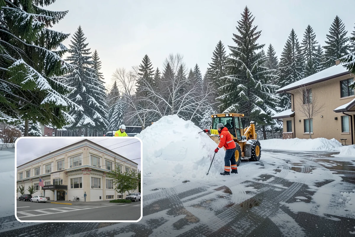 HOA Parking Lot Snow Removal in Anacortes, Skagit County, WA - Board liability is reduced with a documented, trigger-based service record