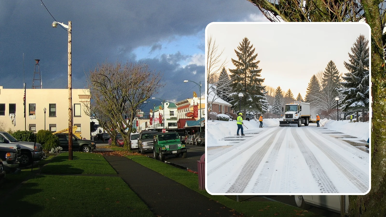 HOA Parking Lot Snow Removal in Arlington, Snohomish County, WA - We service shared HOA community lots on a documented contract that protects the board from Western Washington winter liability.