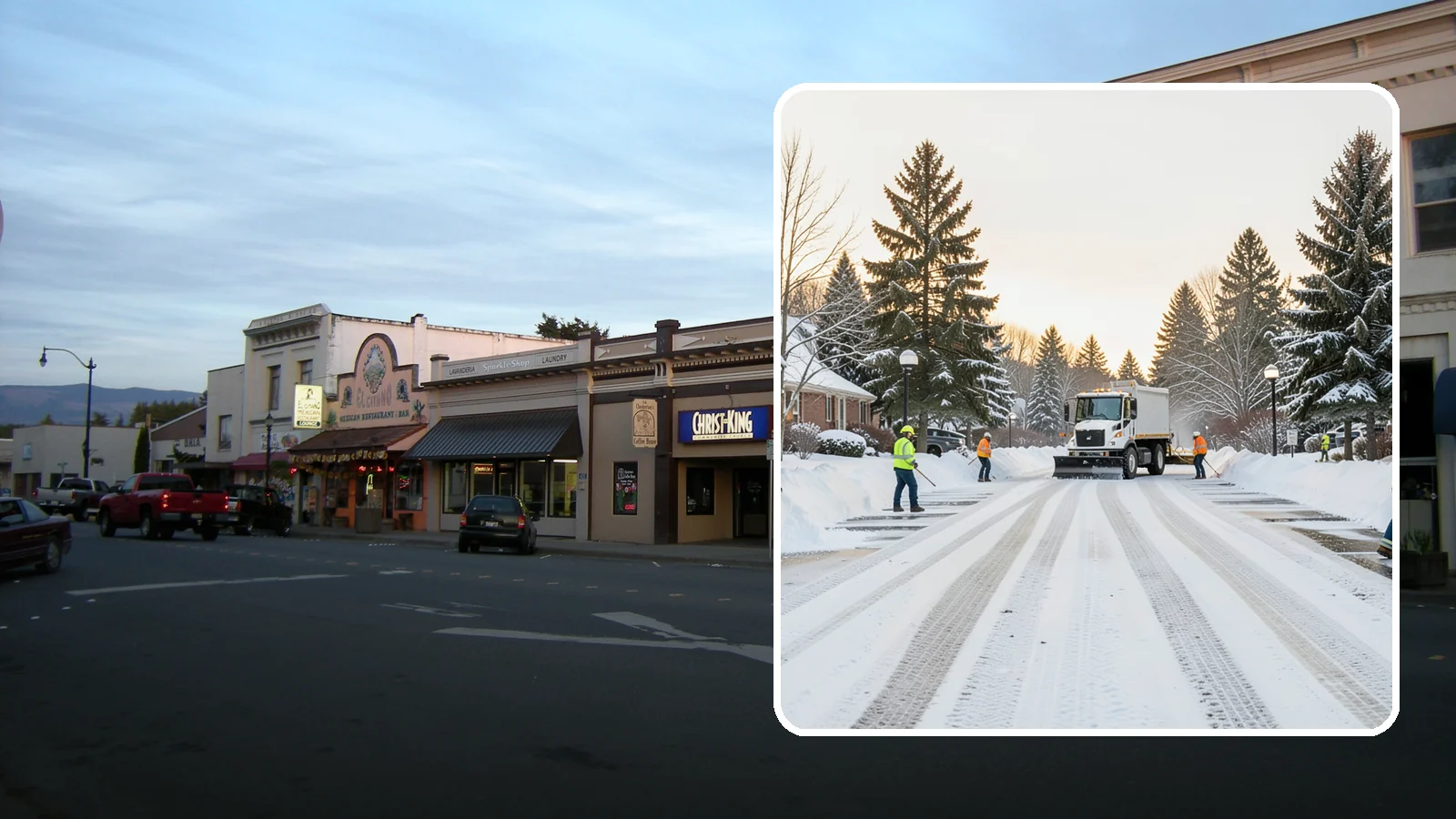 HOA Parking Lot Snow Removal in Burlington, Skagit County, WA - We service shared HOA community lots on a documented contract that protects the board from Western Washington winter liability.