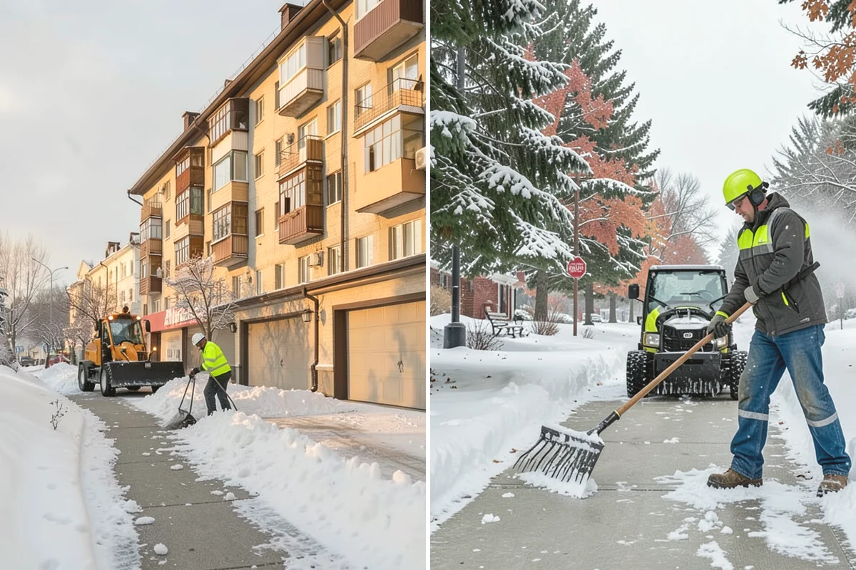 HOA Parking Lot Snow Removal in Burlington, Skagit County, WA - Review the association map, trigger depth, and problem areas with the board