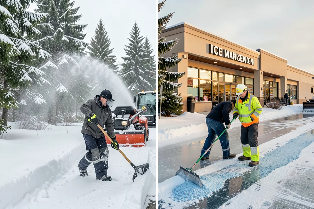 HOA Parking Lot Snow Removal in Concrete, Skagit County, WA - Review the association map, trigger depth, and problem areas with the board
