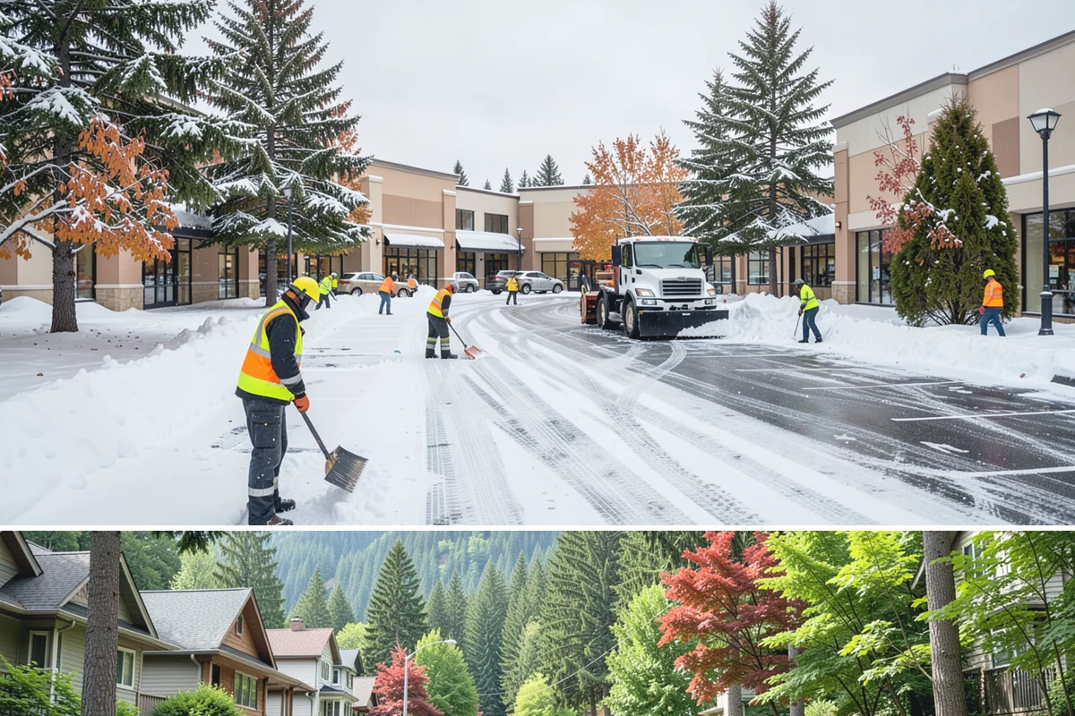 HOA Parking Lot Snow Removal in Darrington, Snohomish County, WA - HOA lots in Western Washington face the greatest snow demand from December into early February, aligning with peak overnight...