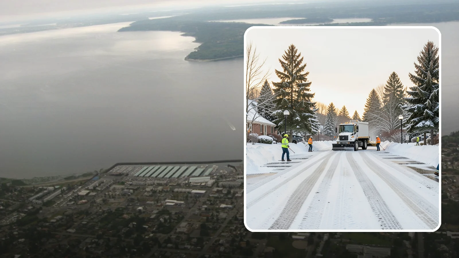 HOA Parking Lot Snow Removal in Des Moines, King County, WA - We service shared HOA community lots on a documented contract that protects the board from Western Washington winter liability.