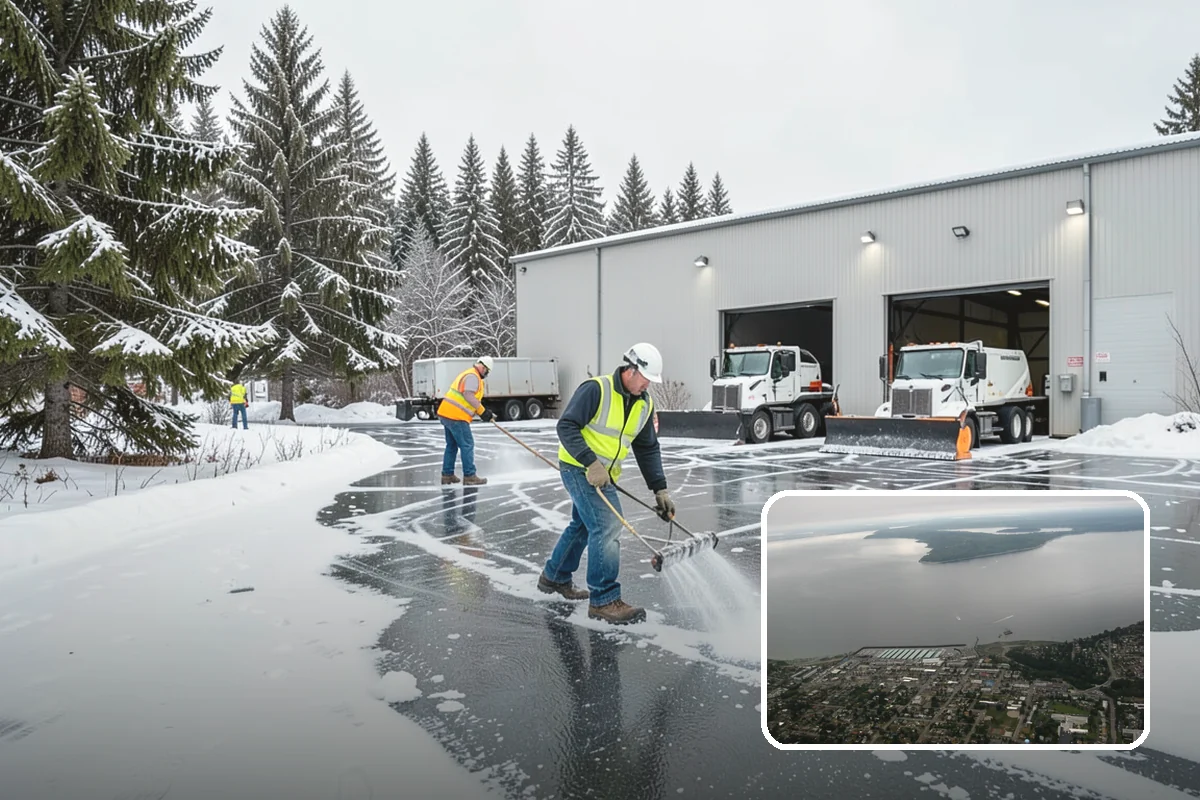 HOA Parking Lot Snow Removal in Des Moines, King County, WA - Board liability is reduced with a documented, trigger-based service record
