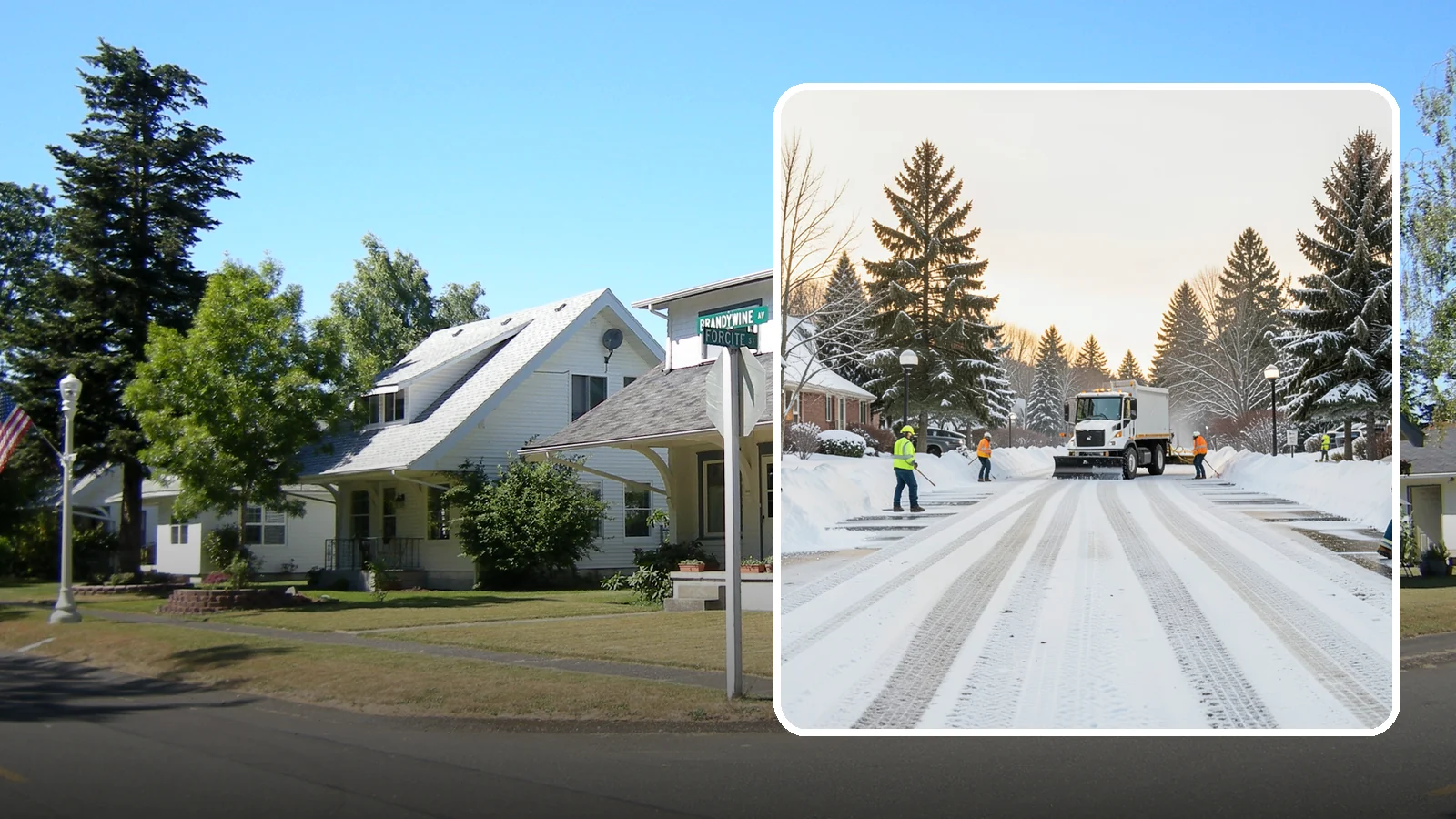 HOA Parking Lot Snow Removal in DuPont, Pierce County, WA - We service shared HOA community lots on a documented contract that protects the board from Western Washington winter liability.