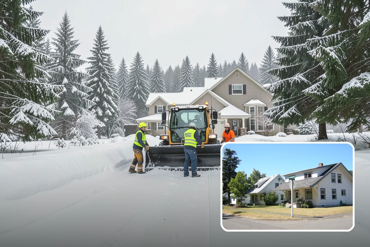 HOA Parking Lot Snow Removal in DuPont, Pierce County, WA - Board liability is reduced with a documented, trigger-based service record