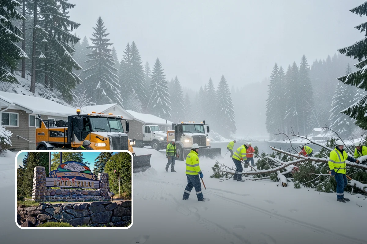 HOA Parking Lot Snow Removal in Eatonville, Pierce County, WA - Board liability is reduced with a documented, trigger-based service record